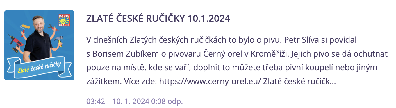 Zlaté české ručičky Boris Zubík