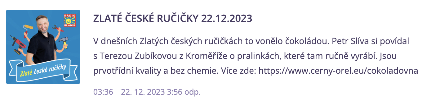 Zlaté české ručičky Tereza Zubíková